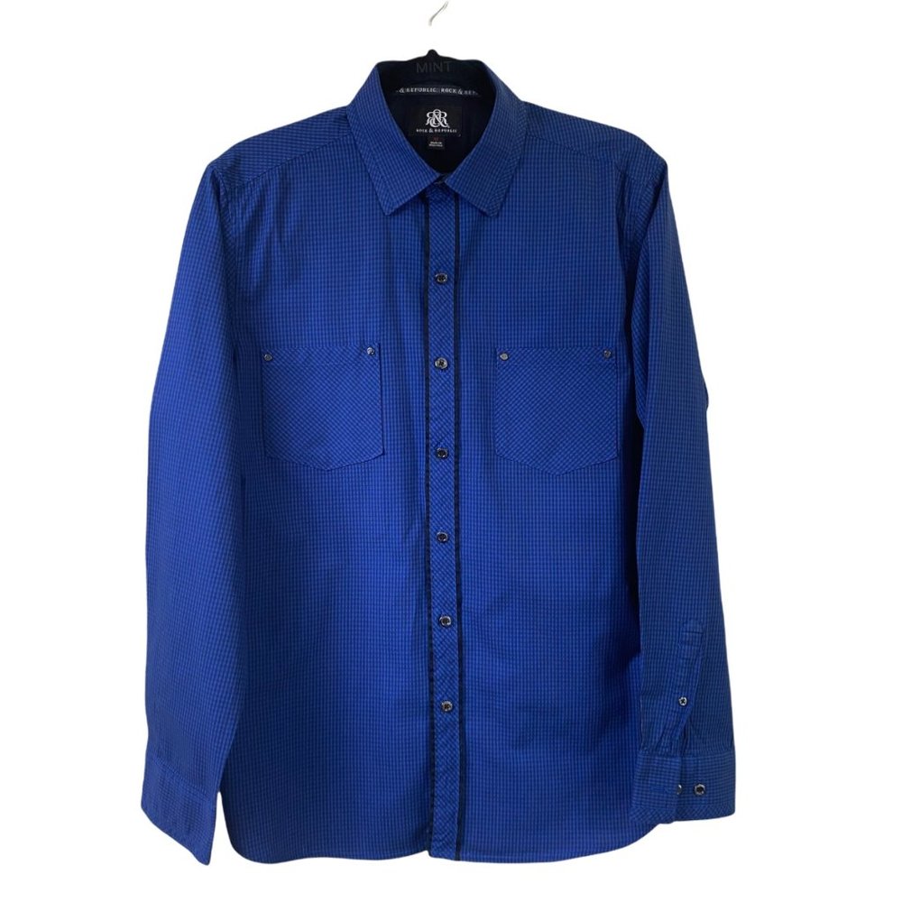 Rock & Republic  Men’s Long Sleeve Shirt Size M